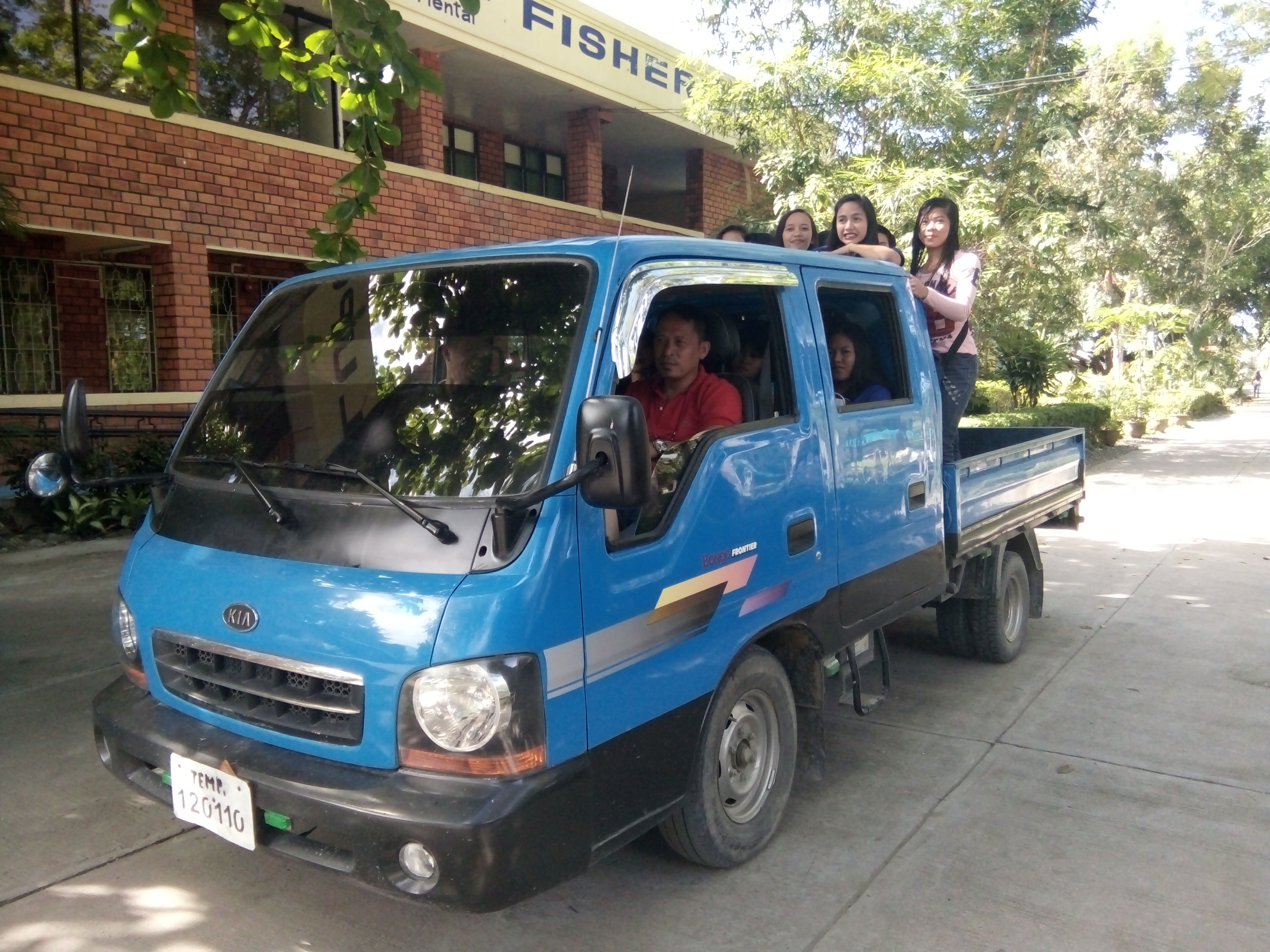 New Kia Bongo Truck for Aqua students