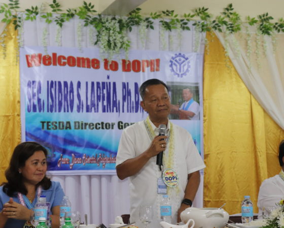 Secretary Lapeña visits DOPI