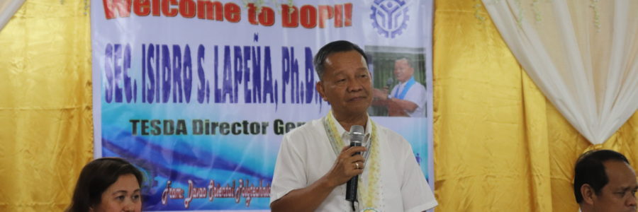 Secretary Lapeña visits DOPI